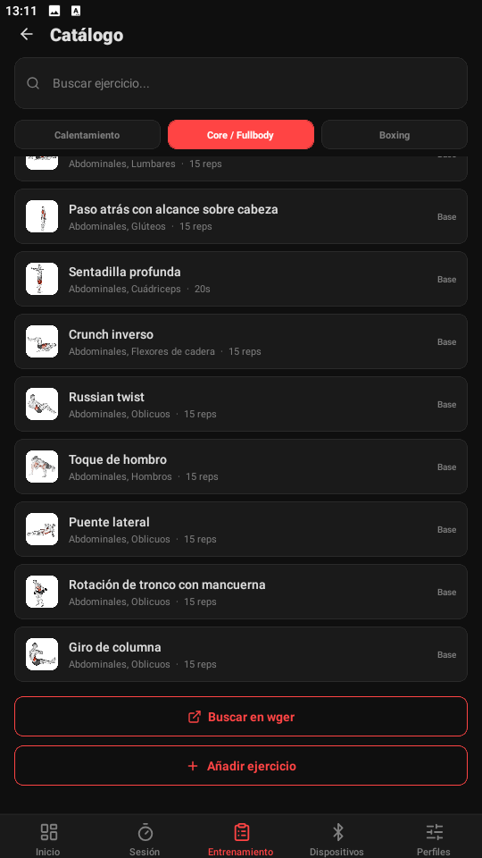 Búsqueda en el catálogo